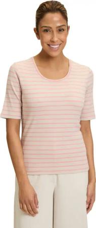 Betty Barclay Kurzarmshirt "Betty Barclay Basic Shirt mit Rippenstruktur", (1 tlg.), Material