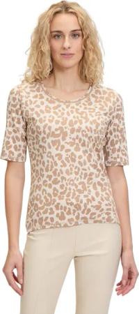 Betty Barclay Kurzarmshirt "Betty Barclay Basic Shirt mit Rippenstruktur", (1 tlg.), Flatlock
