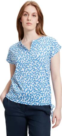 Betty&Co Kurzarmshirt "Betty & Co Casual-Shirt mit Tunnelzug", (1 tlg.), Druck