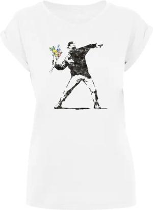 Merchcode T-Shirt "Merchcode Damen Ladies Flower Bomb T-Shirt", (1 tlg.)