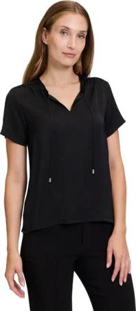 Cartoon Kurzarmshirt "Cartoon Blusenshirt kurzarm", (1 tlg.), Materialmix