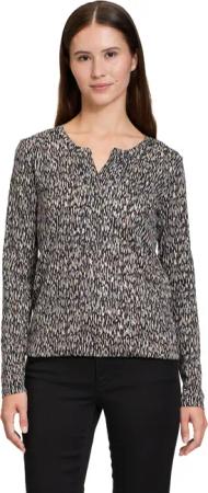 Betty&Co Kurzarmshirt "Betty & Co Blusenshirt mit Gummizug", (1 tlg.), Druck
