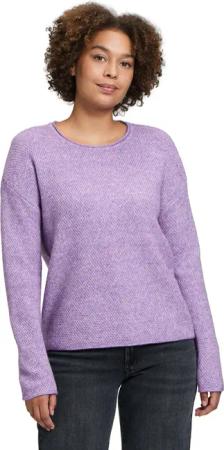 Betty&Co Strickpullover "Betty & Co Strickpullover mit Rundhalsausschnitt", (1 tlg.), Struktur