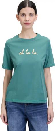Cartoon Kurzarmshirt "Cartoon Printshirt mit Rundhalsausschnitt", (1 tlg.), Placement