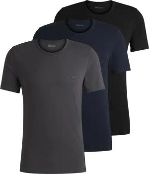 BOSS T-Shirt "Rundhals BOSS ONE x David Beckham", (Packung, 3 tlg., 3er-Pack), mit dezentem BOSS Logo-Print