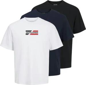 Jack & Jones Kurzarmshirt "JJECORP GRAPHIC TEE SS O-3PK MP NOOS", (Packung, 3 tlg.)