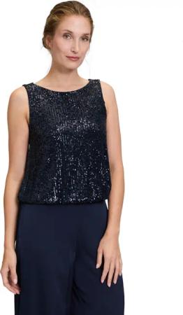 Vera Mont T-Shirt "Vera Mont Pailletten-Top im Glitzer-Look", (1 tlg.), Pailletten