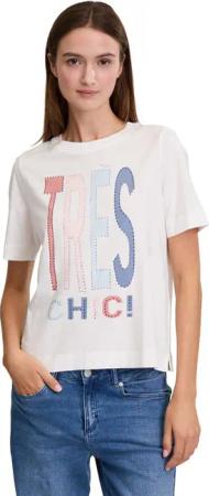 Cartoon Kurzarmshirt "Cartoon Printshirt mit Rundhalsausschnitt", (1 tlg.), Hotfix