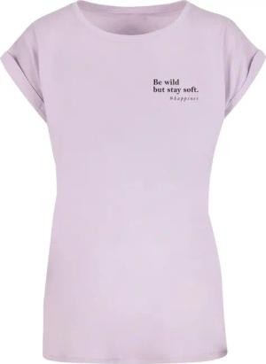 Merchcode T-Shirt "Merchcode Damen Ladies Happines T-Shirt", (1 tlg.)