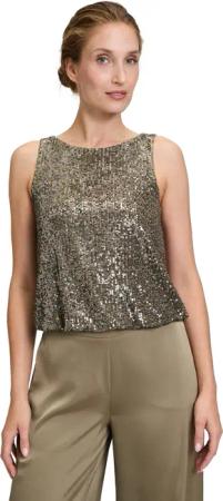 Vera Mont T-Shirt "Vera Mont Pailletten-Top im Glitzer-Look", (1 tlg.), Pailletten