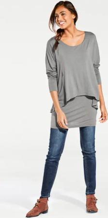 heine Rundhalsshirt "Rundhals-Shirt", (1 tlg.)