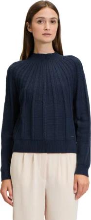 Betty&Co Strickpullover "Betty & Co Strickpullover mit Stehkragen", (1 tlg.), Struktur