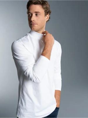 Trigema Longsleeve "TRIGEMA Langarm Shirt mit Stehkragen", (1 tlg.)