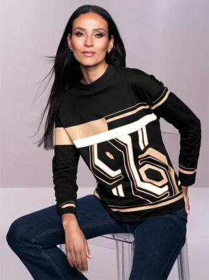heine Langarmshirt "Druck-Shirt", (1 tlg.)