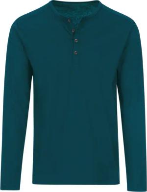 Trigema Longsleeve "TRIGEMA Langarmshirt mit Knopfleiste", (1 tlg.)
