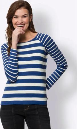 heine Rundhalsshirt "Streifenshirt", (1 tlg.)