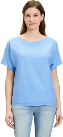 Cartoon Kurzarmshirt "Cartoon Strickpullover mit U-Boot-Ausschnitt", (1 tlg.), Struktur