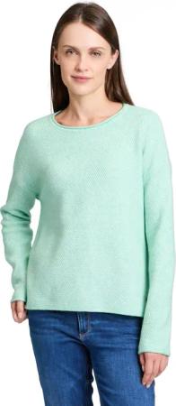 Betty&Co Strickpullover "Betty & Co Strickpullover mit Rundhalsausschnitt", (1 tlg.), Struktur