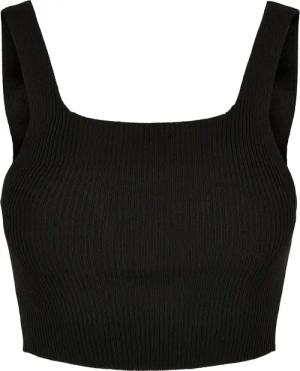 URBAN CLASSICS Muskelshirt "Urban Classics Damen Ladies Cropped Knit Top", (1 tlg.)
