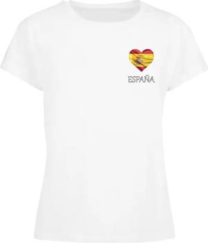 Merchcode T-Shirt "Merchcode Ladies Merchcode Football - Spain T-shirt", (1 tlg.)