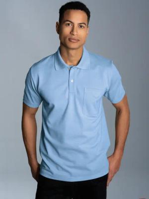 Trigema Poloshirt "TRIGEMA Polohemd mit Brusttasche", (1 tlg.)