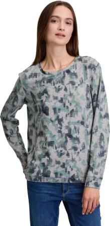 Betty&Co Kurzarmshirt "Betty & Co Casual-Shirt mit Tunnelzug", (1 tlg.), Druck