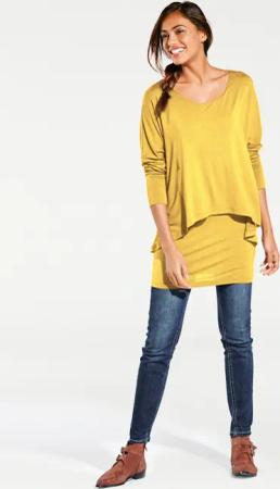 heine Rundhalsshirt "Rundhals-Shirt", (1 tlg.)