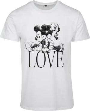 Merchcode Kurzarmshirt "Merchcode Damen Ladies Minnie Loves Mickey Tee", (1 tlg.)