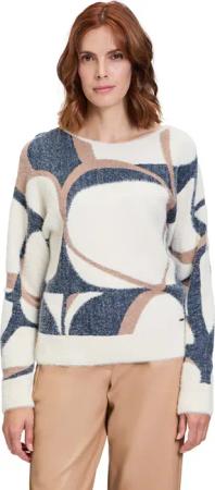 Betty&Co Strickpullover "Betty & Co Strickpullover mit Effektgarn", (1 tlg.), Jacquard