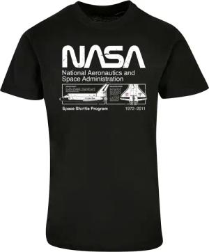 ABSOLUTE CULT T-Shirt "ABSOLUTE CULT Herren Nasa - Space Shuttle Program Basic T-Shirt", (1 tlg.)
