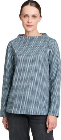 Betty&Co Kurzarmshirt "Betty & Co Strukturshirt mit Turtle Neck", (1 tlg.), Struktur