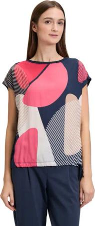 Betty&Co Kurzarmshirt "Betty & Co Casual-Shirt mit Print", (1 tlg.), Druck