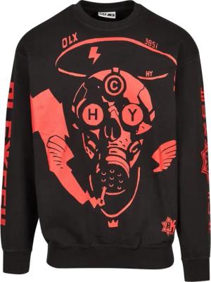 DEF Rundhalspullover "DEF Herren Skull Sweat Pants", (1 tlg.)