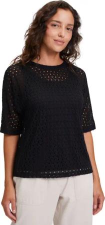 Betty&Co Kurzarmshirt "Betty & Co Sweatpullover mit Fledermausärmeln", (1 tlg.), Struktur