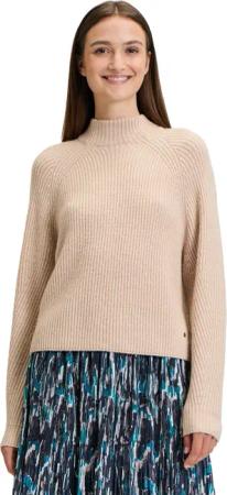 Betty&Co Strickpullover "Betty & Co Grobstrick-Pullover mit hohem Kragen", (1 tlg.), Kragen