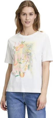 Cartoon Kurzarmshirt "Cartoon Printshirt mit Rundhalsausschnitt", (1 tlg.), Placement