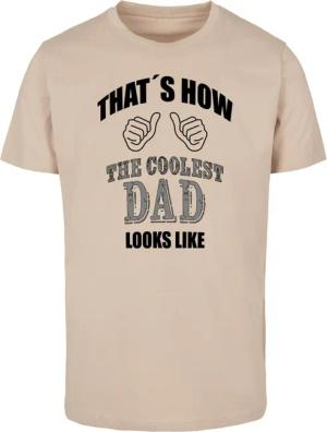 Merchcode T-Shirt "Merchcode Herren Coolest Dad T-Shirt Round Neck", (1 tlg.)