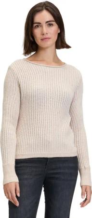 Betty&Co Strickpullover "Betty & Co Grobstrick-Pullover mit Lurexfaden", (1 tlg.), Struktur