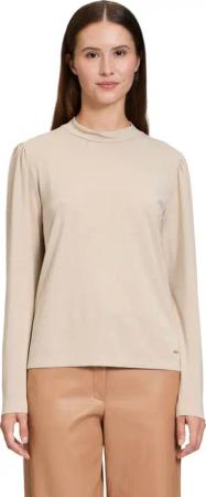 Betty&Co Kurzarmshirt "Betty & Co Rollkragenshirt mit Lurexfaden", (1 tlg.), Glitzer