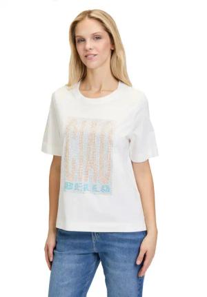 Cartoon Kurzarmshirt "Cartoon Printshirt mit Rundhalsausschnitt", (1 tlg.), Hotfix