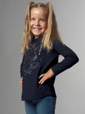 Trigema Longsleeve "TRIGEMA Langarmshirt mit Glitzer-Einhorn", (1 tlg.)