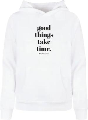 Merchcode Kapuzenpullover "Merchcode Damen Ladies Good Things Take Time Basic Hoody", (1 tlg.)