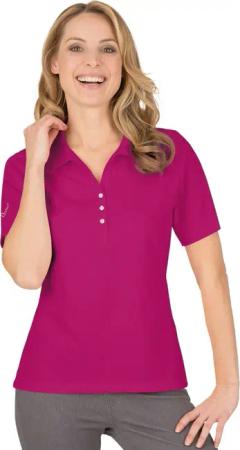 Trigema Poloshirt "TRIGEMA Poloshirt aus Baumwolle mit Kristallsteinen", (1 tlg.)