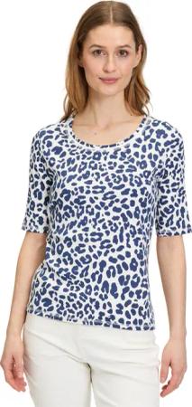 Betty Barclay Kurzarmshirt "Betty Barclay Basic Shirt mit Rippenstruktur", (1 tlg.), Flatlock