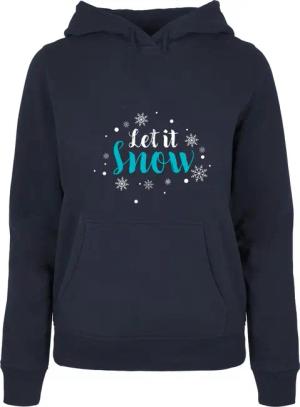 Merchcode Kapuzenpullover "Merchcode Damen Ladies Let it snow Basic Hoody", (1 tlg.)