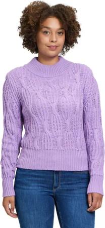 Betty&Co Strickpullover "Betty & Co Grobstrick-Pullover mit Stehkragen", (1 tlg.), Struktur