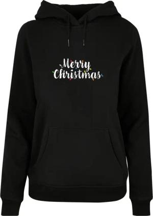 Merchcode Kapuzenpullover "Merchcode Damen Ladies Merry Christmas Lights Basic Hoody", (1 tlg.)