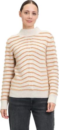Betty&Co Strickpullover "Betty & Co Strickpullover mit Rundhalsausschnitt", (1 tlg.), Struktur