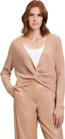 Betty&Co Strickpullover "Betty & Co Strickpullover mit V-Ausschnitt", (1 tlg.), Wickel-Design