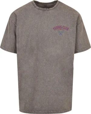 Merchcode T-Shirt "Merchcode Herren College Club Acid Washed Oversized Tee", (1 tlg.)